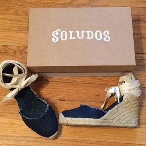 SOLUDOS tall wedge espadrille